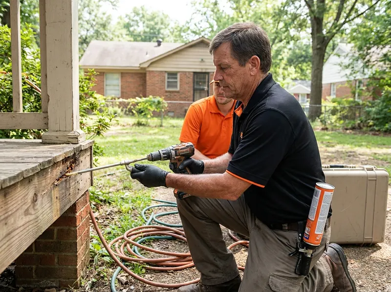 Carpenter Ant Structural Remediation in Memphis, TN